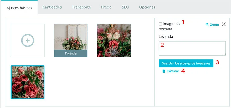 Prestashop 1.7. Configuración de imagen de producto